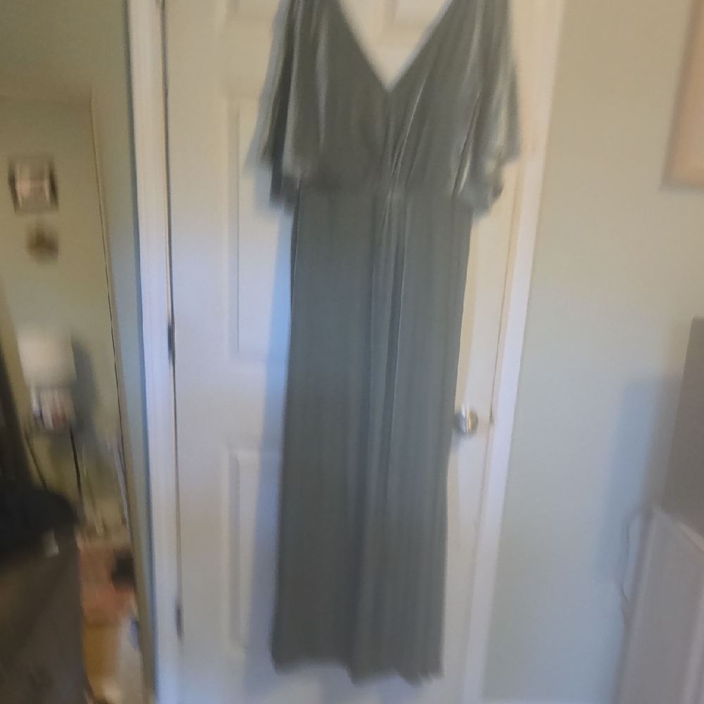 Revelry Dusty Green Wedding Gown